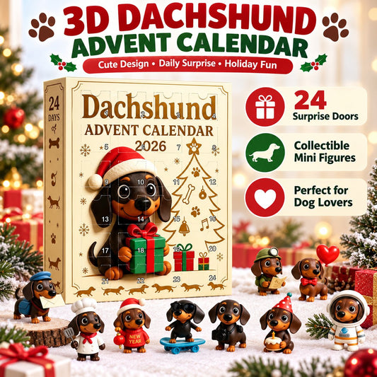 🐶🎄 Dachshund Advent Calendar — Unbox a Cute Pup Surprise Every Day Till Christmas!