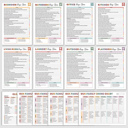 Last Day 49% OFF🔥🔥ADHD Cleaning & Organizing Toolkit - Chore Planner✔
