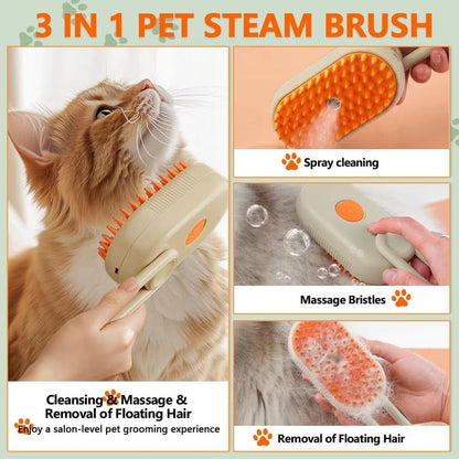 🔥Last Day 49% OFF✨Pet Steam Brush