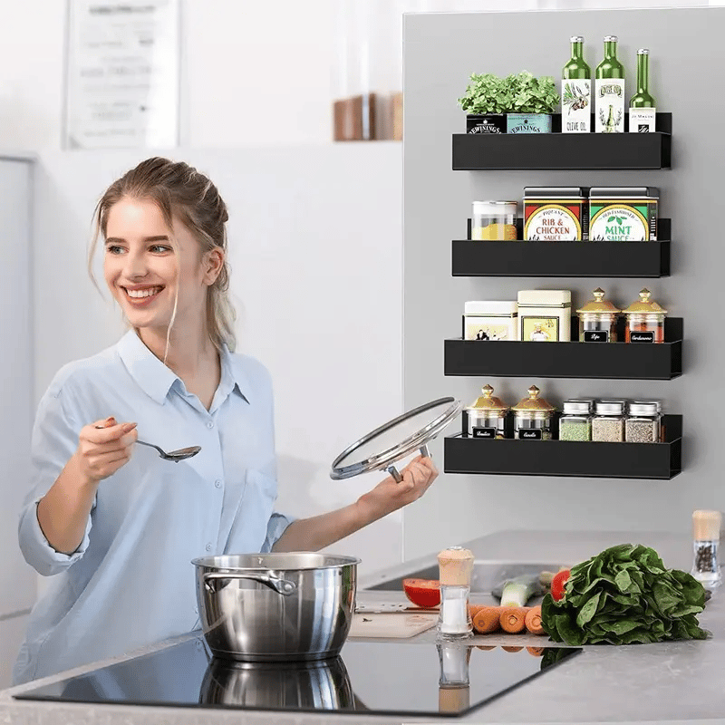 🔥Last Day 49% OFF🧲Punch-free Magnetic Storage Rack Organize —— Space-saving Kitchen Organizer🌟