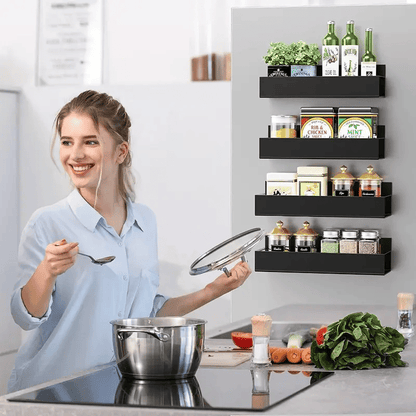 🔥Last Day 49% OFF🧲Punch-free Magnetic Storage Rack Organize —— Space-saving Kitchen Organizer🌟