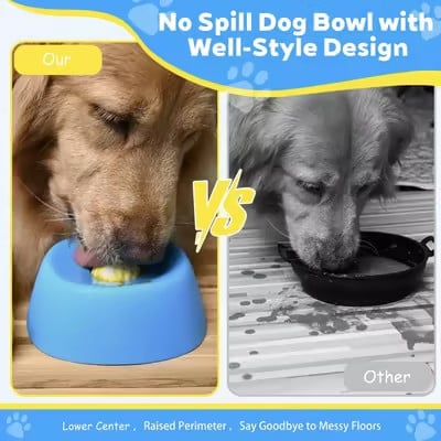 🐶Multi-Purpose slow Feeder Dog Bowls - Keep Calm & Play On 🧩 | Fun Slow-Feeder Ball to Reduce Anxiety & Boost Energy! ✨