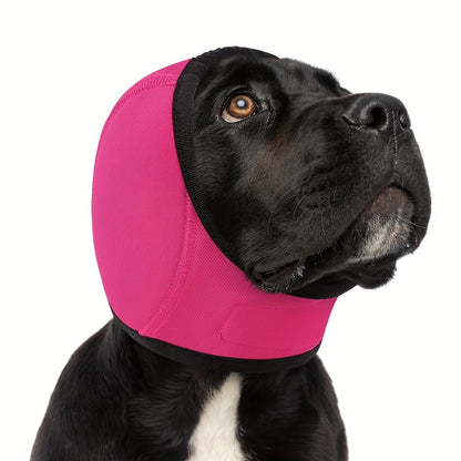 🐶 Dog Calming Hoodie Ear Wraps for Dogs, Waterproof Dogs Swim Cap