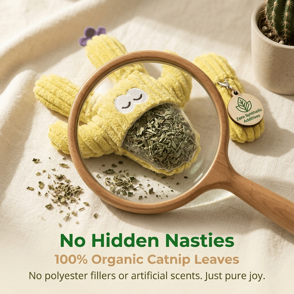 🎁Last Day Promotion 49% OFF🔥5pcHandmade Soft Cactus Kitten Chew Toys with Natural Catnip