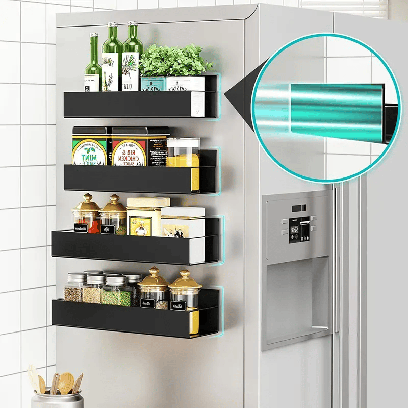 🔥Last Day 49% OFF🧲Punch-free Magnetic Storage Rack Organize —— Space-saving Kitchen Organizer🌟