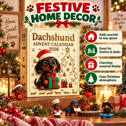 🐶🎄 Dachshund Advent Calendar — Unbox a Cute Pup Surprise Every Day Till Christmas!