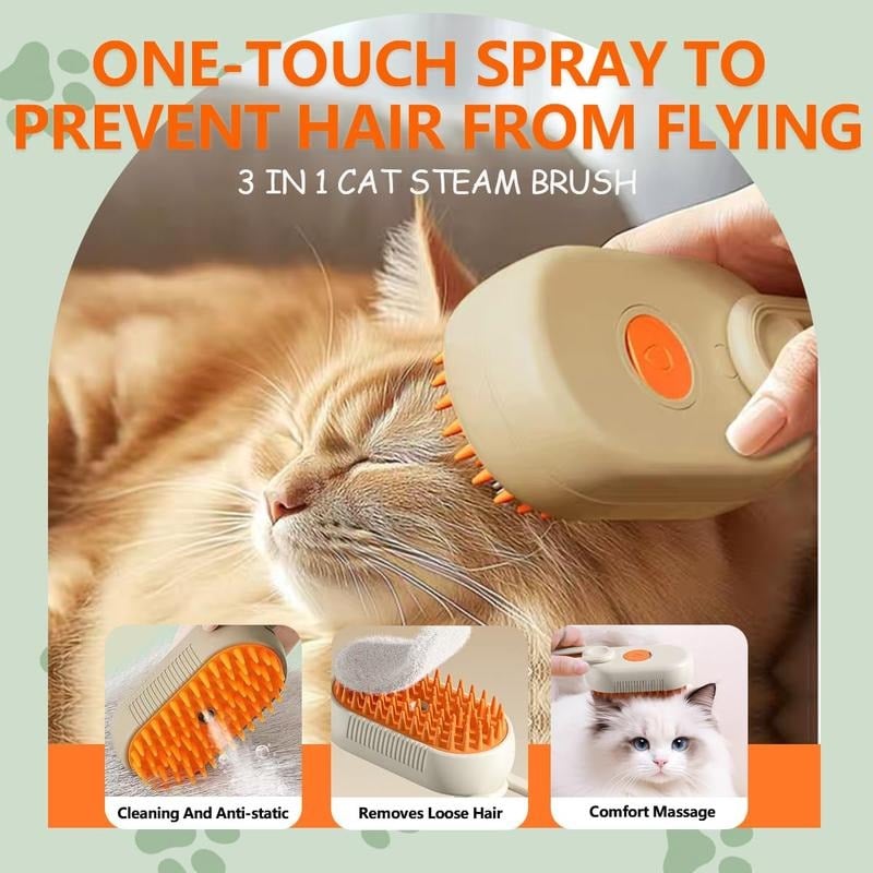🔥Last Day 49% OFF✨Pet Steam Brush