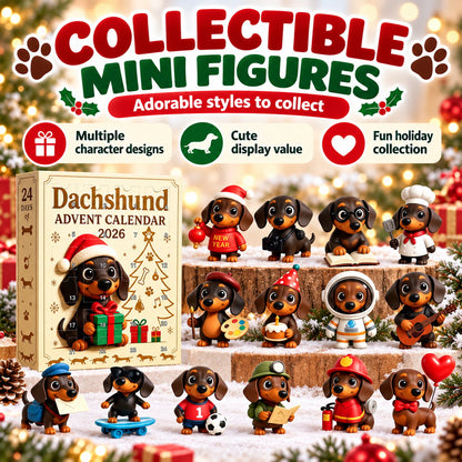 🐶🎄 Dachshund Advent Calendar — Unbox a Cute Pup Surprise Every Day Till Christmas!
