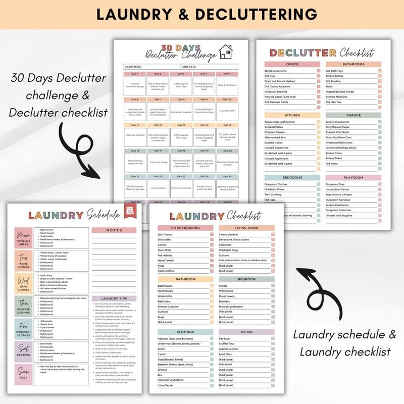 Last Day 49% OFF🔥🔥ADHD Cleaning & Organizing Toolkit - Chore Planner✔
