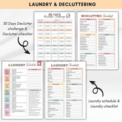 Last Day 49% OFF🔥🔥ADHD Cleaning & Organizing Toolkit - Chore Planner✔