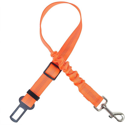 2-Pack Pet Dog & Cat Seat Belts for Cars, Adjustable Safety Leash/Harness Compatible with Vehicle Headrests