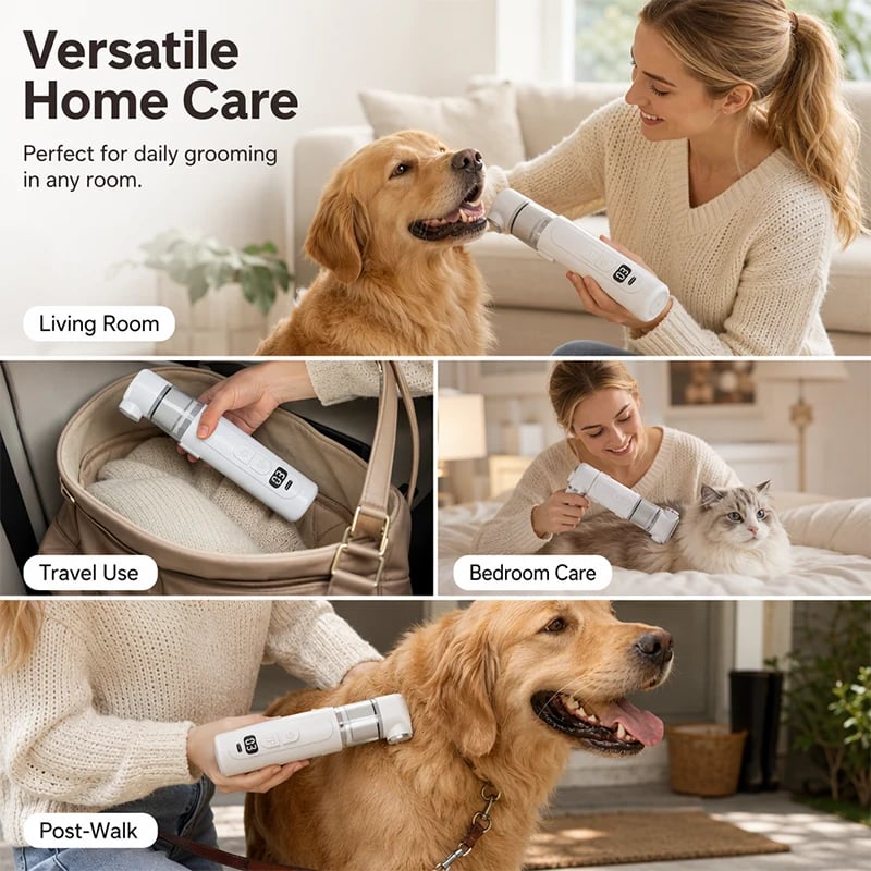 ⏰LIMITED TIME PRICE🔥Electric Pet Grooming Comb🐕Keep your furry friends away from mites, fleas and tangled fur!