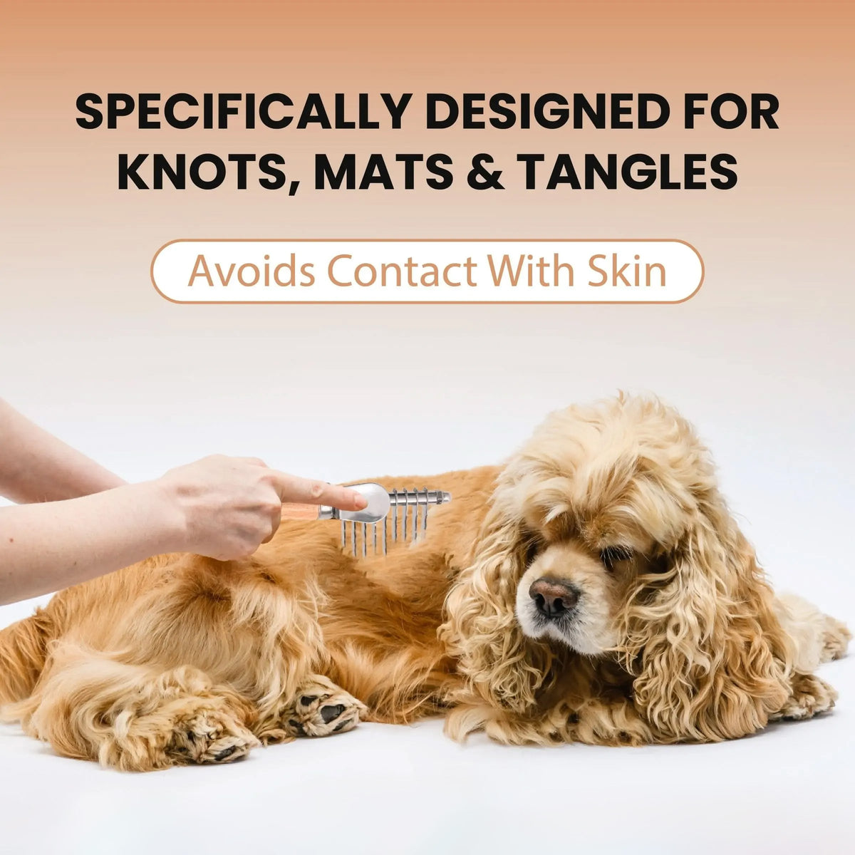 🌹Dog Dematting Brush & Undercoat Rake – Say Goodbye to Tangles, Hello to Smooth Fur! ✨