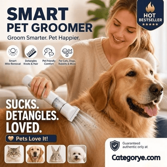 ⏰LIMITED TIME PRICE🔥Electric Pet Grooming Comb🐕Keep your furry friends away from mites, fleas and tangled fur!